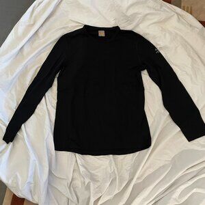 Icebreaker Men's Large Bodyfit 200 Merino Wool Black Base Layer